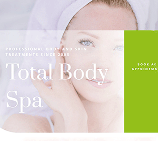 UI/UX Frontend Web Design and Development for Total Body Spa
